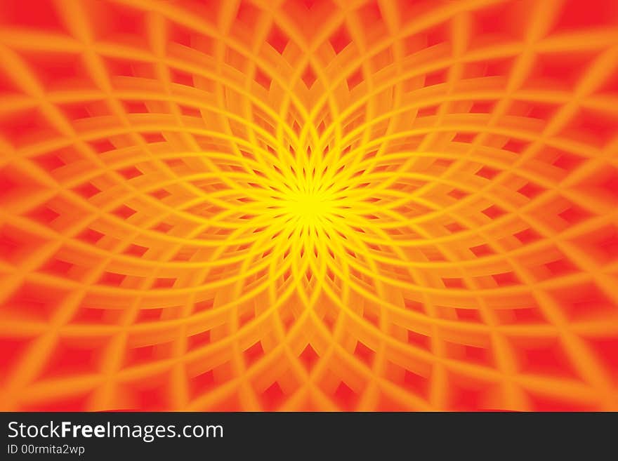 Abstract radiant shiny red background. Abstract radiant shiny red background