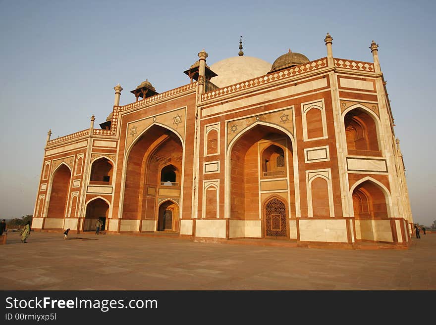 Entrance view of Humayun Tomb, Delhi, India