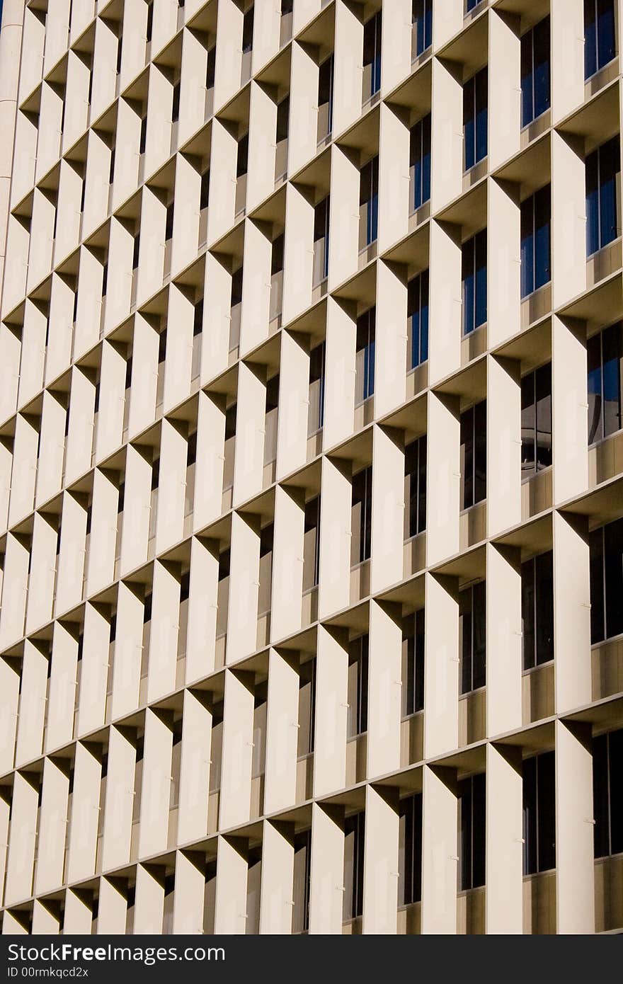 Pattern on a building facade. Pattern on a building facade