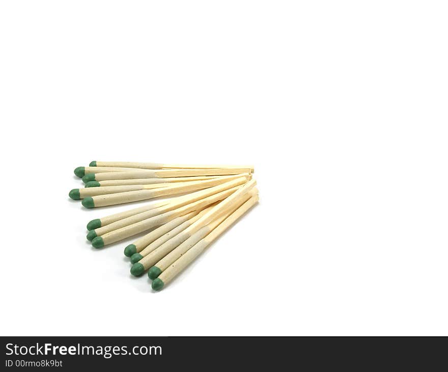 Matches isolated on a white background