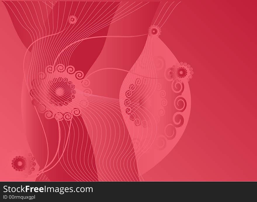 Red Abstract Background