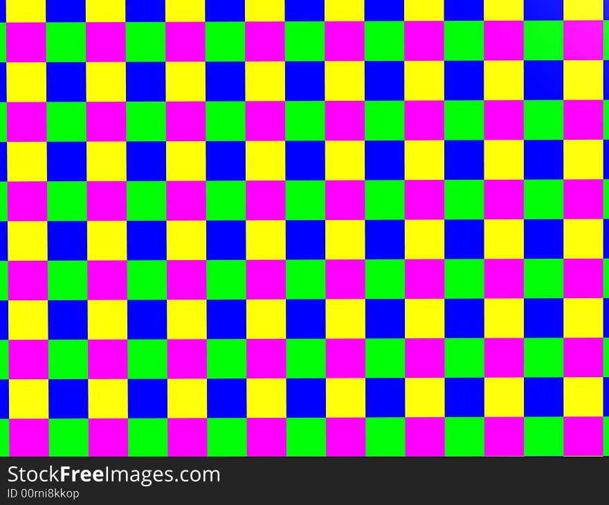 Color texture with red, yellow, greenand blue square