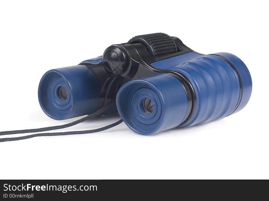 Binoculars isolated on white background