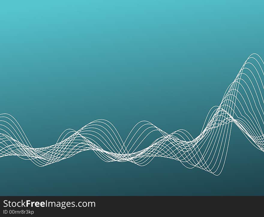 A abstract background, stylized waves. A abstract background, stylized waves