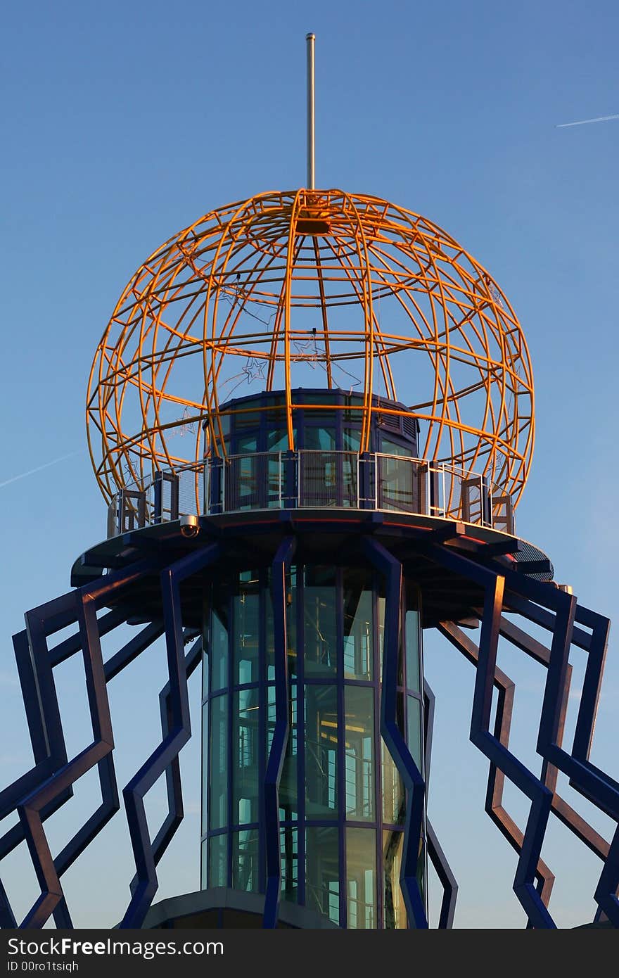 Sight seeing tower in the city centre. Sight seeing tower in the city centre