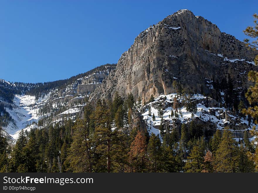 Snowy mountain