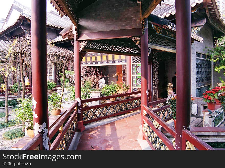 Ancient Garden Corridor