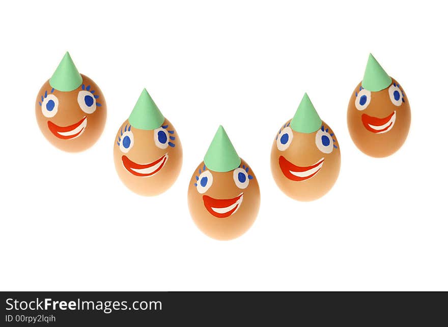 Smiling eggs