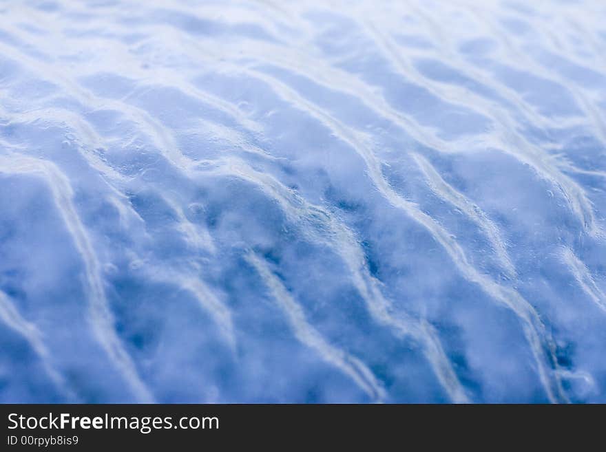 Blue Ice Waves