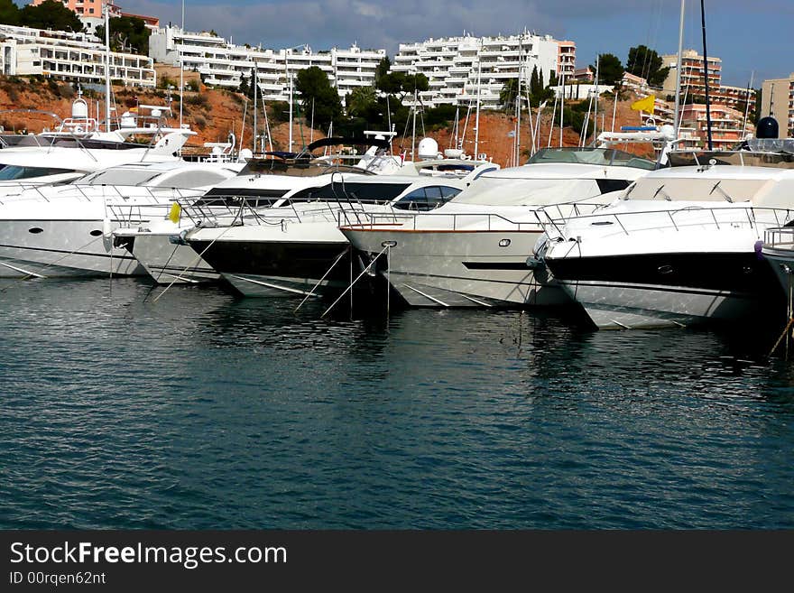 Boats in a Marina