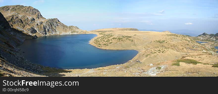 Rila Mountain With Kidney Lake