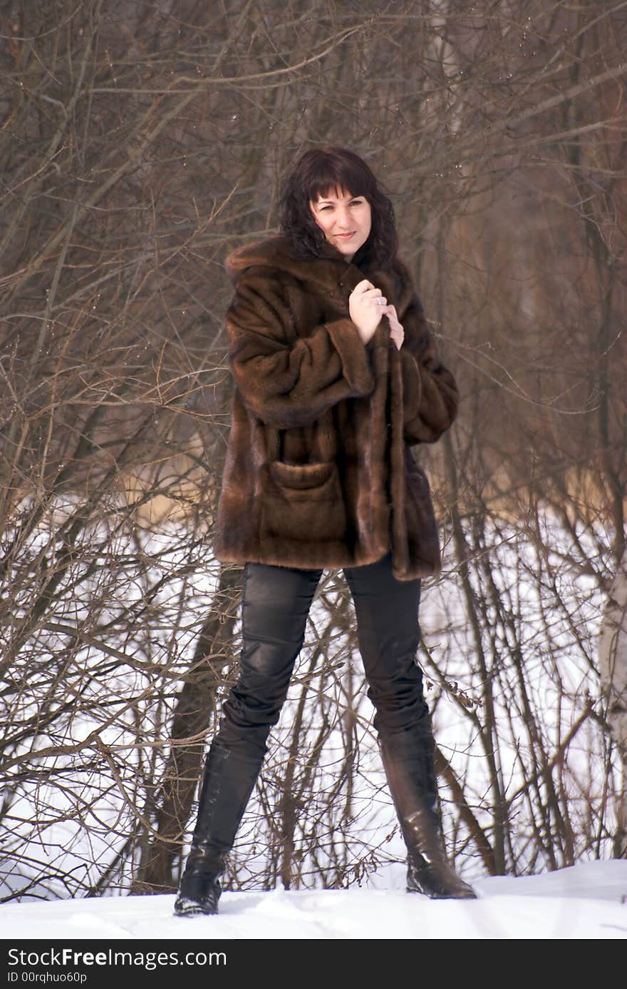 Woman In Fur