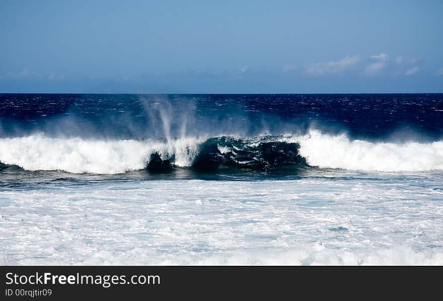 Surf On A Windy Day