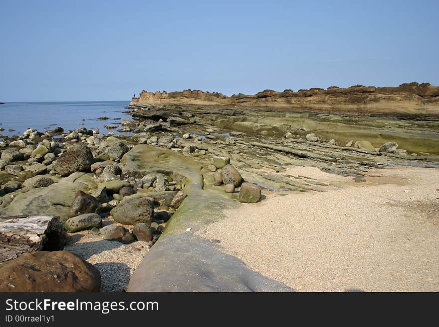 A fold of seaboard exiended to a sea. A fold of seaboard exiended to a sea