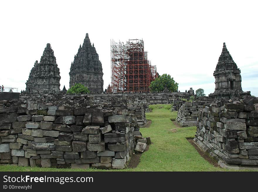 Prambanan after earthquake