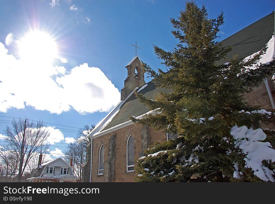 Roman Catholic Church in Southern, Ontario, built in 1840's. Roman Catholic Church in Southern, Ontario, built in 1840's.