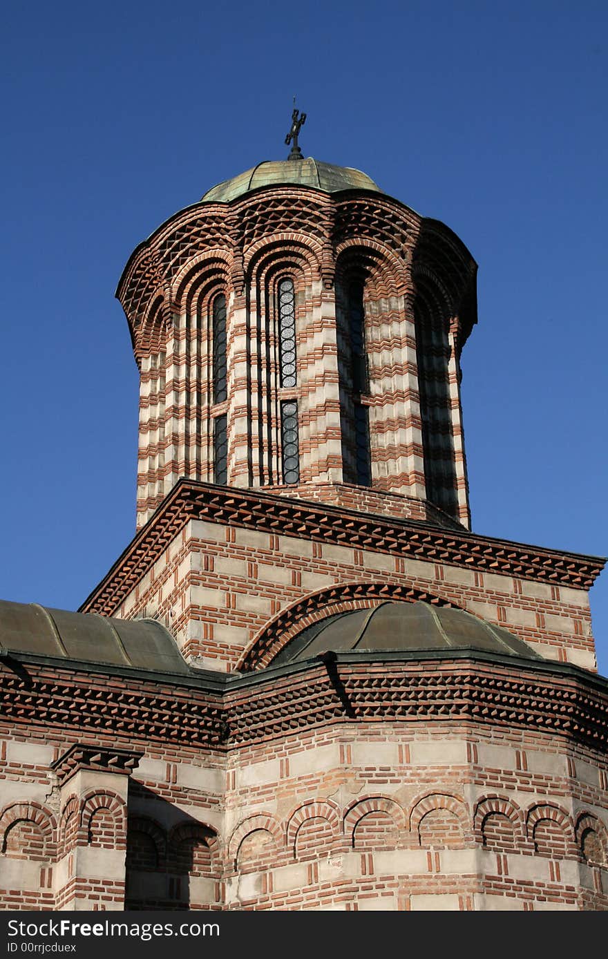 Christian orthodox church in Bucharest, Romania - historic monument