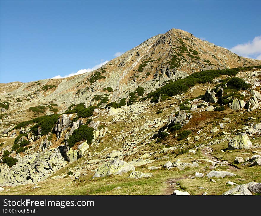 This ridge of Bucura is 2370 m altitude, in Retezat mountains. This ridge of Bucura is 2370 m altitude, in Retezat mountains.