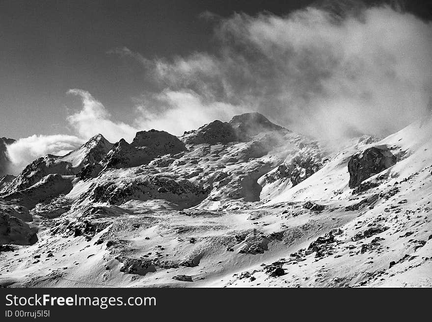 Snow top of the Swiss Alps. Snow top of the Swiss Alps