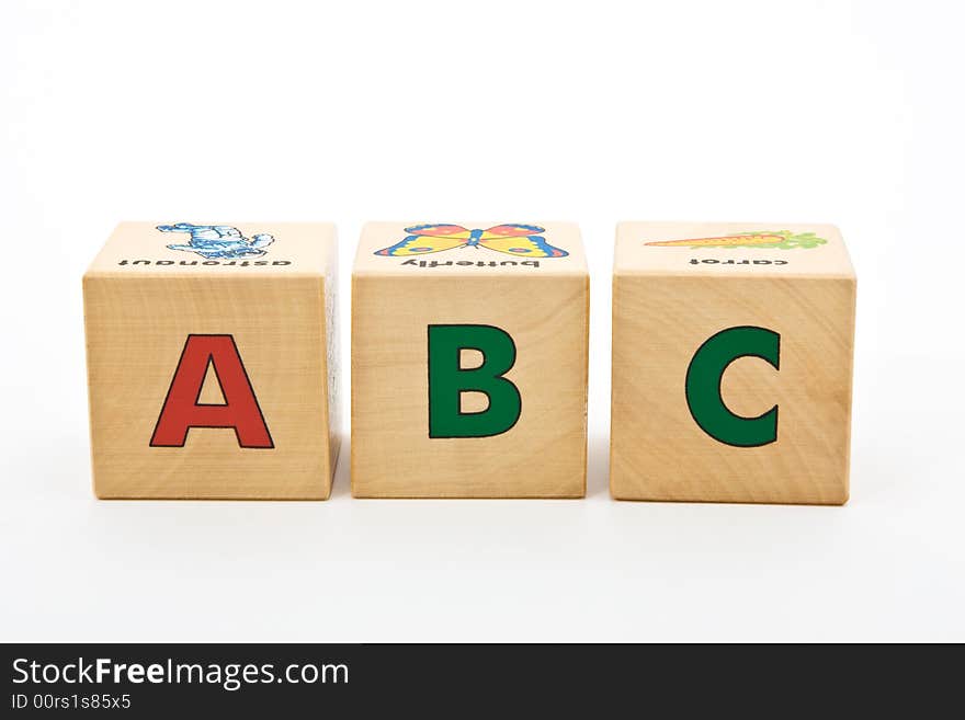 ABC childrens blocks