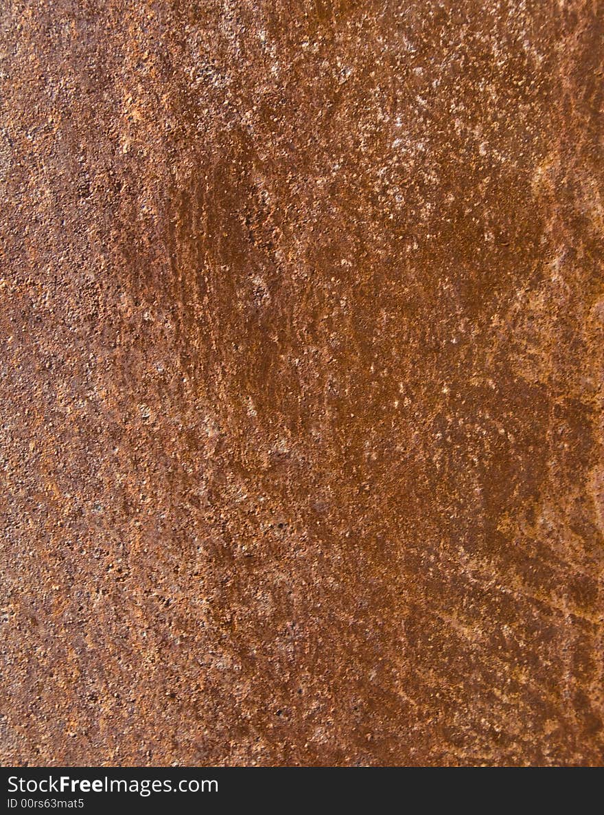 Rusted metal background as design element