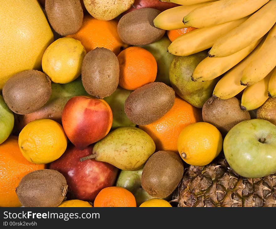 Background from fresh fruit.