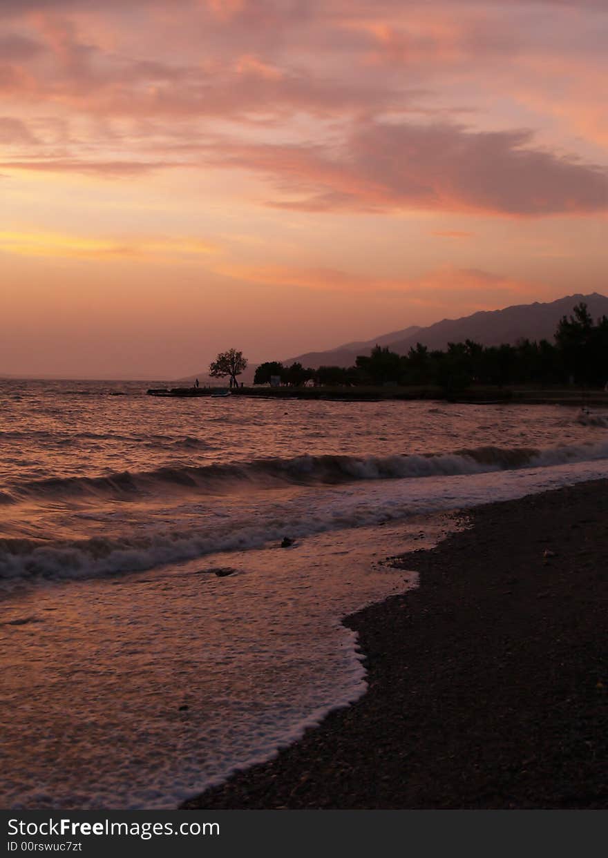 Sunset in Croatia