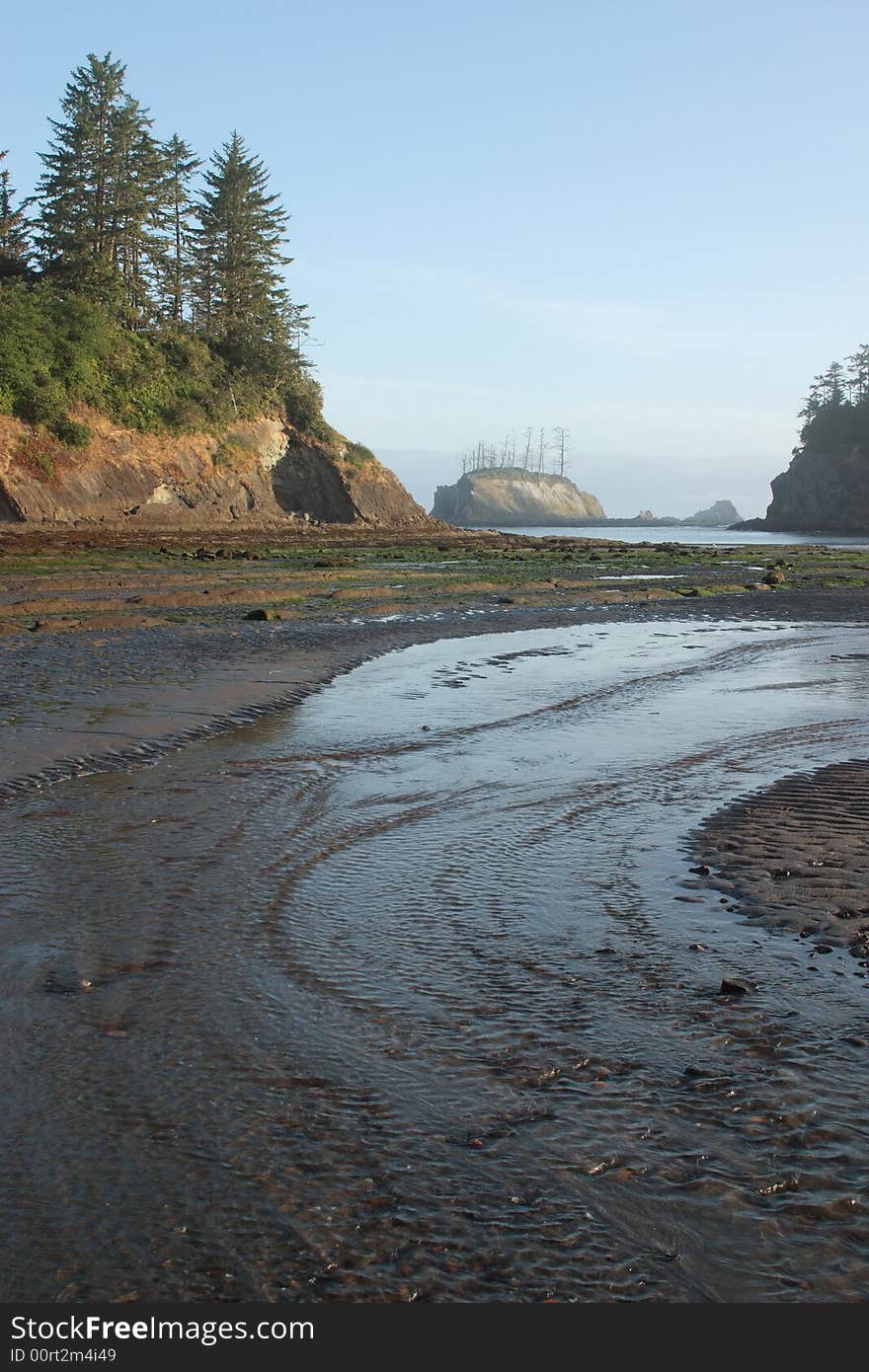 Sunset Bay at low tide - Sunset Bay State Park