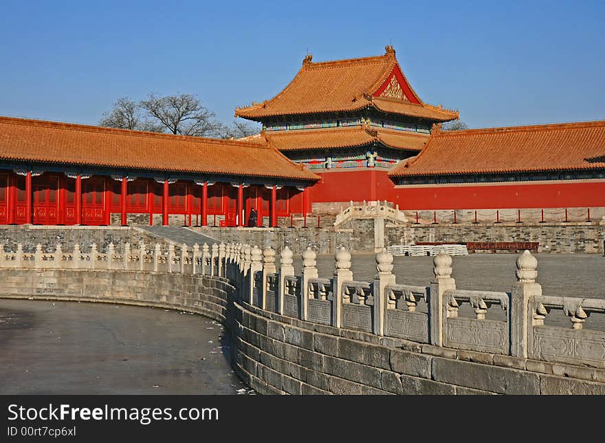 The historical Forbidden City in Beijing