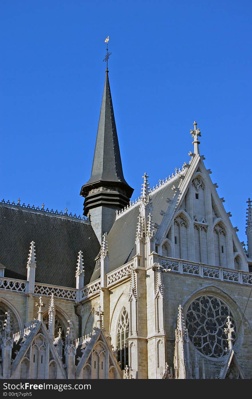 View on a church in Brussels