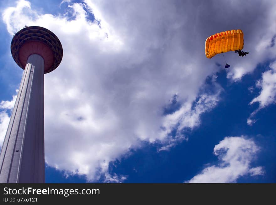 Malaysia Kuala Lumpur International Tower Jump