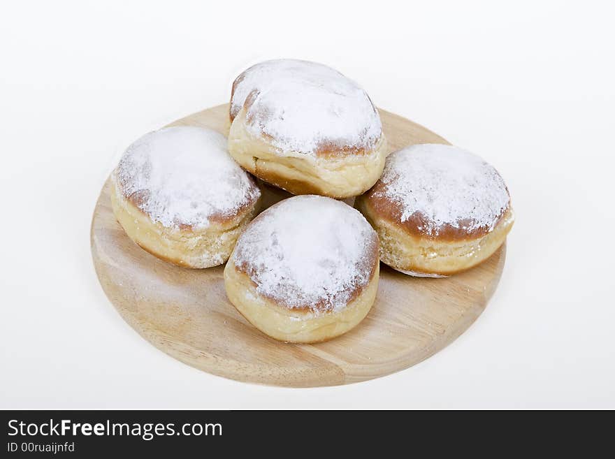 Doughnuts are a popular flour food, especially at the carnival time.