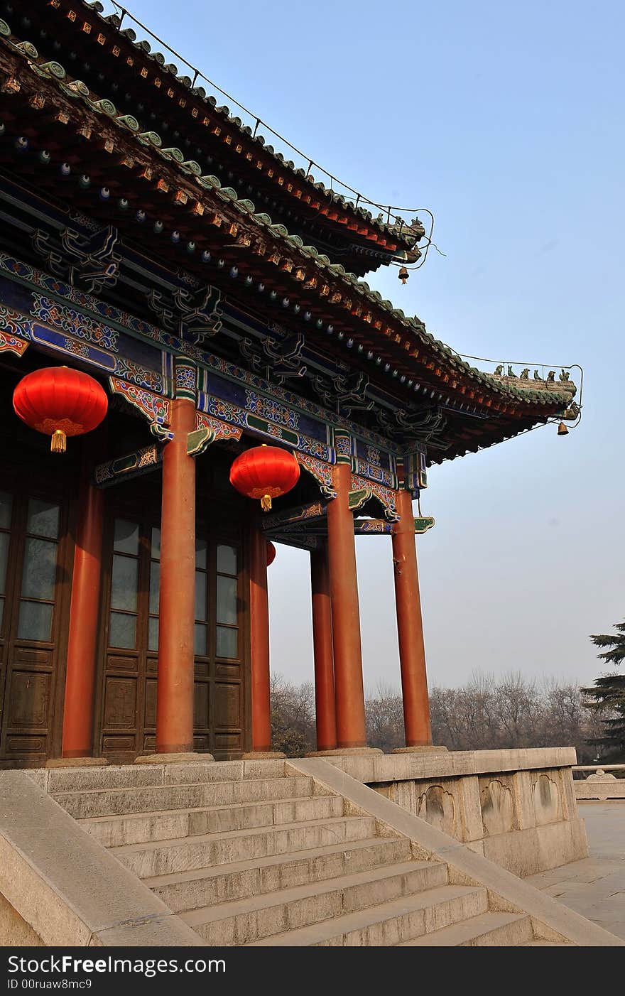 Chinese ancient architecture of xian XingQing park,Xian,China. Chinese ancient architecture of xian XingQing park,Xian,China.