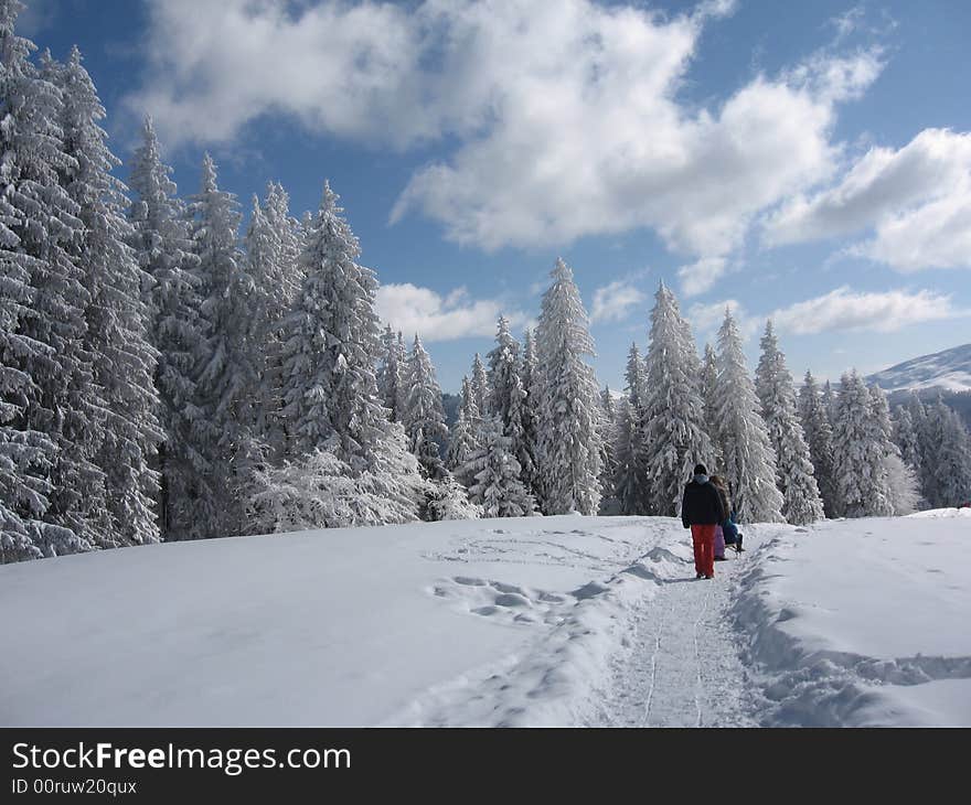 A trip on the romanian mountains. A trip on the romanian mountains