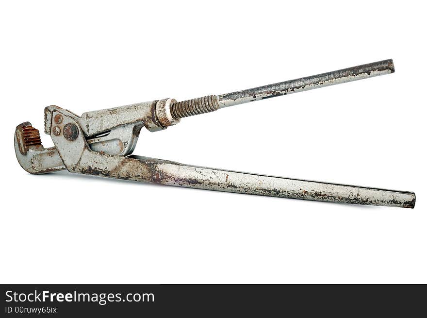 Old adjustable wrench