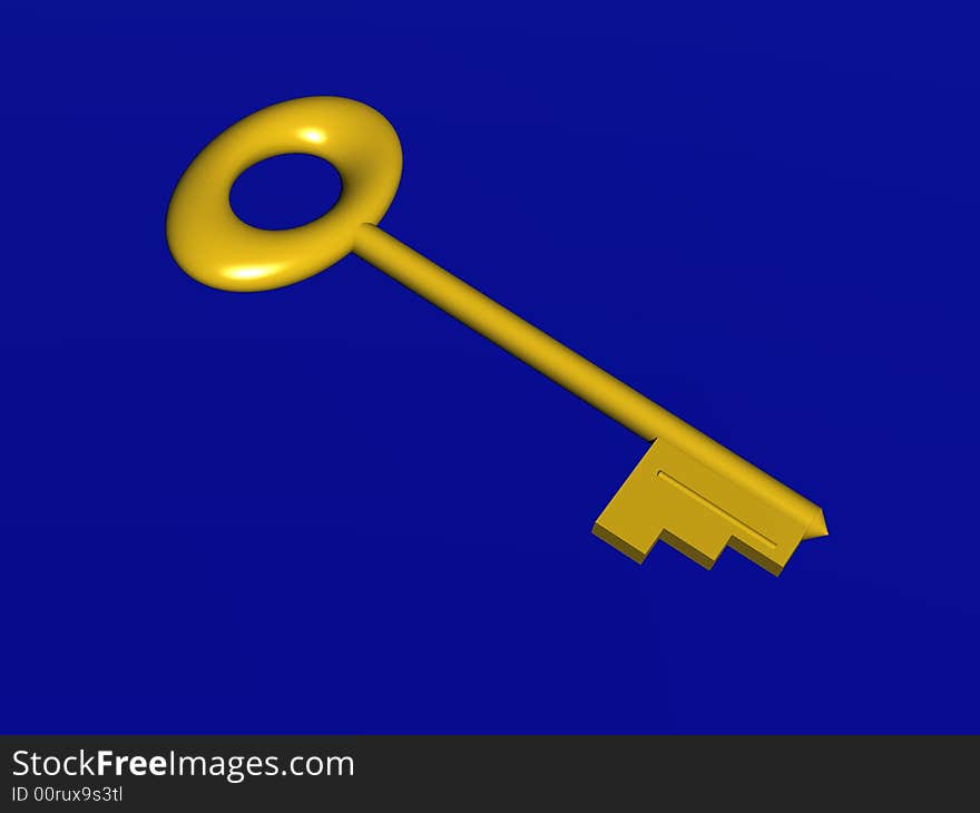 Gold key