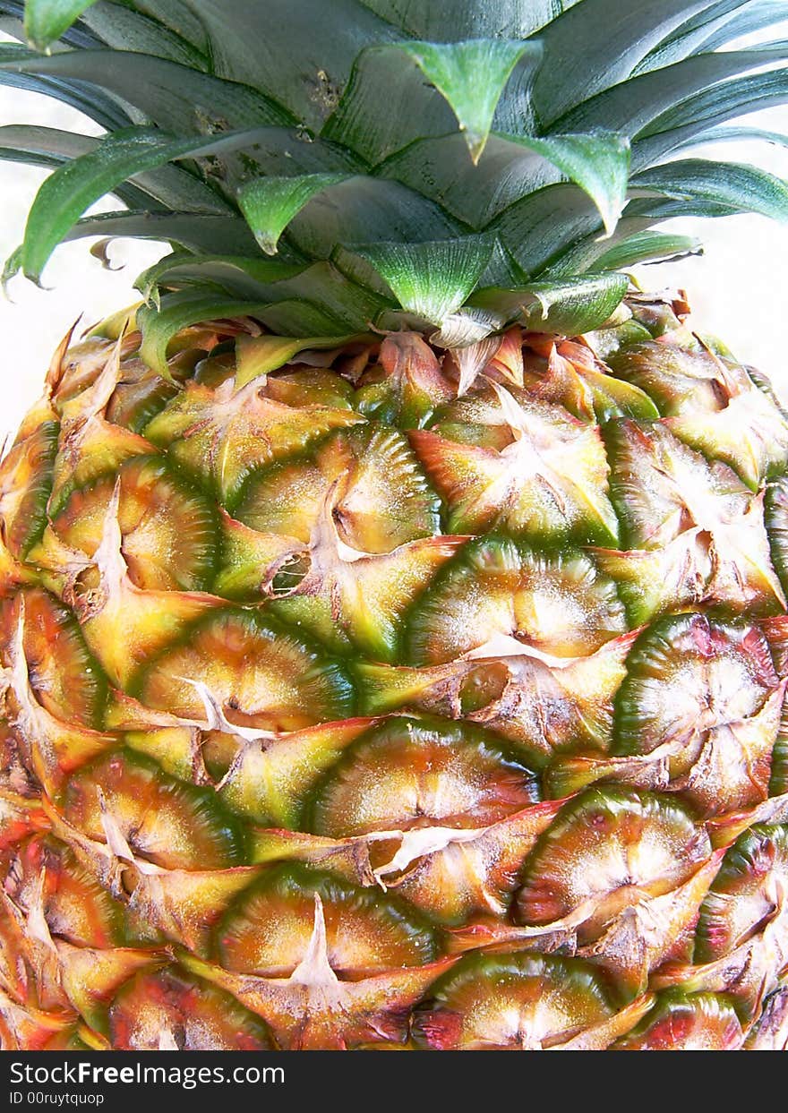 Detail of pineapple