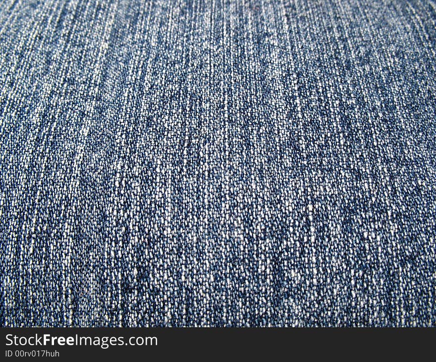 Detail of a blue jeans