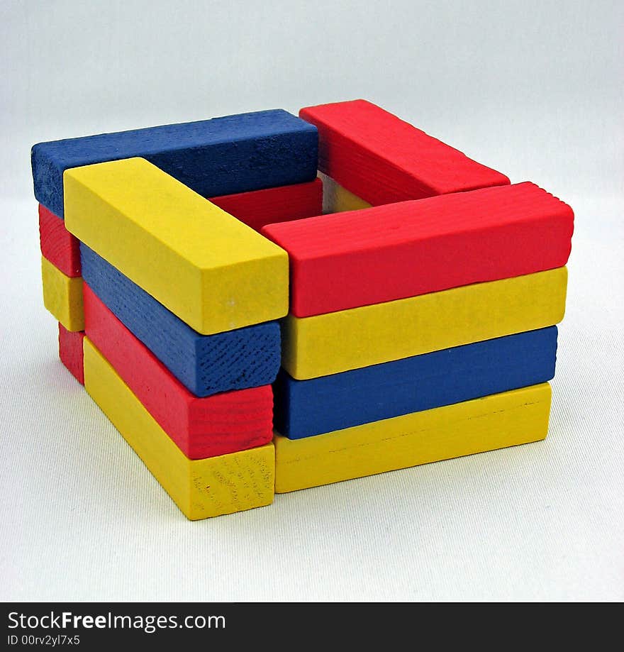 Coloured blocks