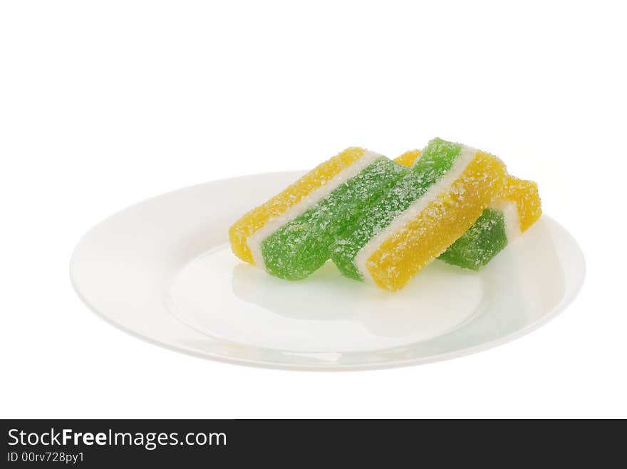 Sweets. East dessert it is isolated on a white background. Sweets. East dessert it is isolated on a white background