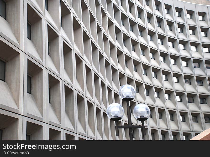 As a thousand-eyed monster peers into the world the house the windows. Unusual architecture. The modern building is capable to amaze contemporaries. As a thousand-eyed monster peers into the world the house the windows. Unusual architecture. The modern building is capable to amaze contemporaries.