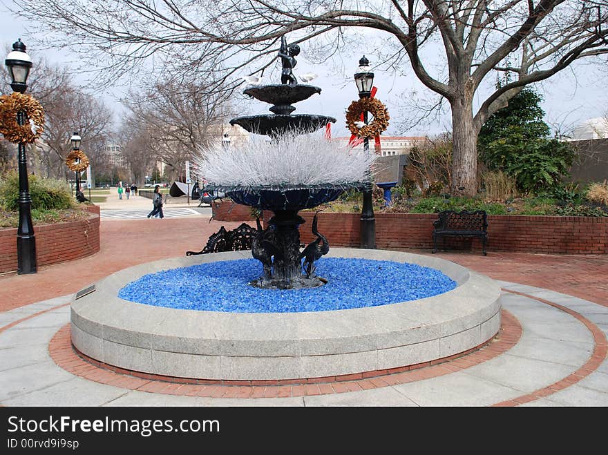 Winter Fountain.