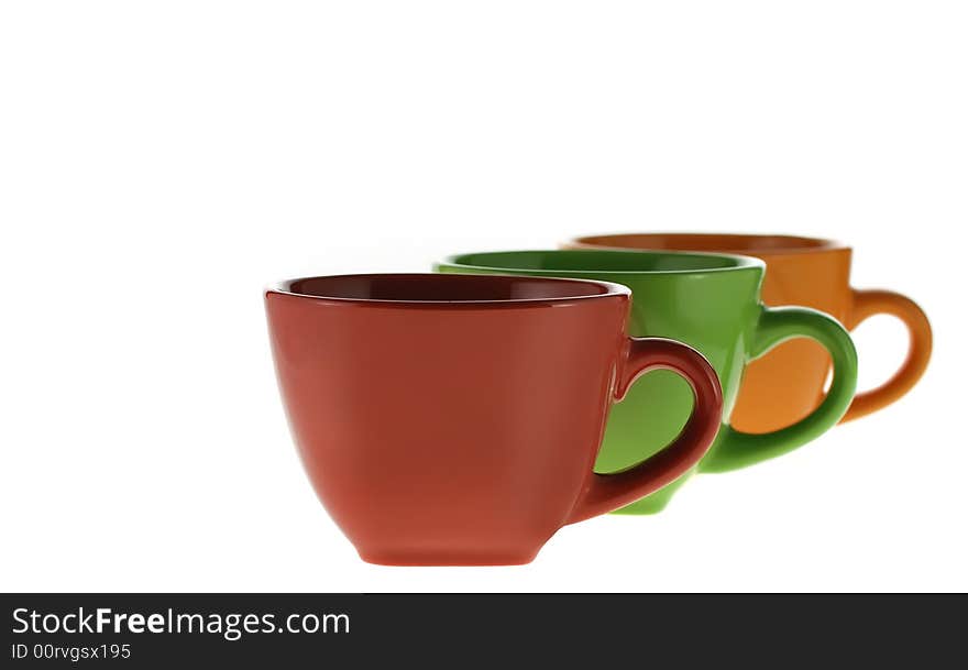 Three Color Cups