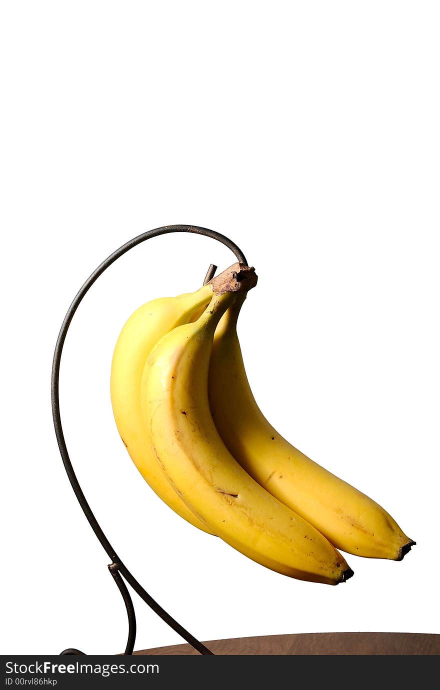 Bananas on white 02