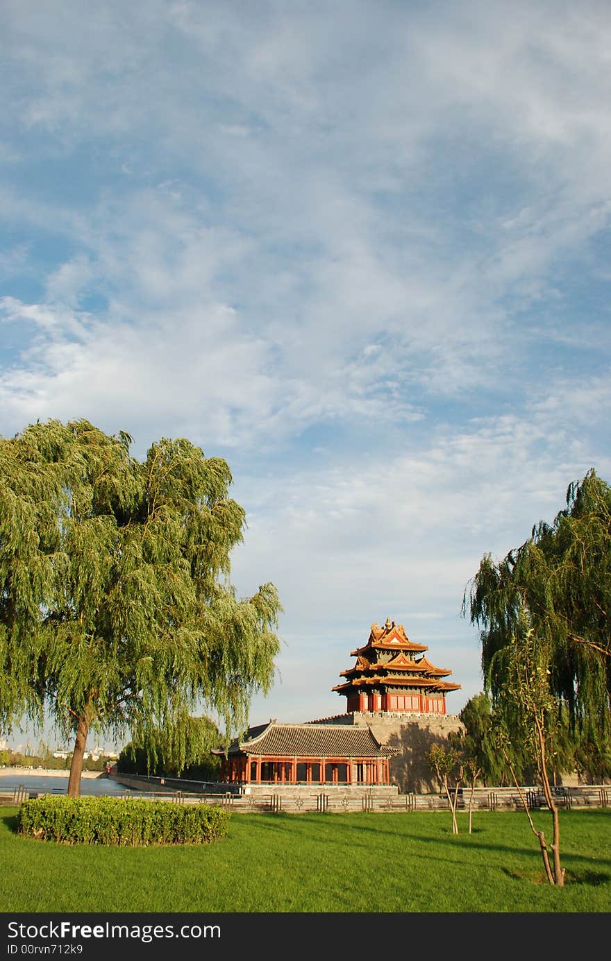 The gate tower of the Imperial Palace