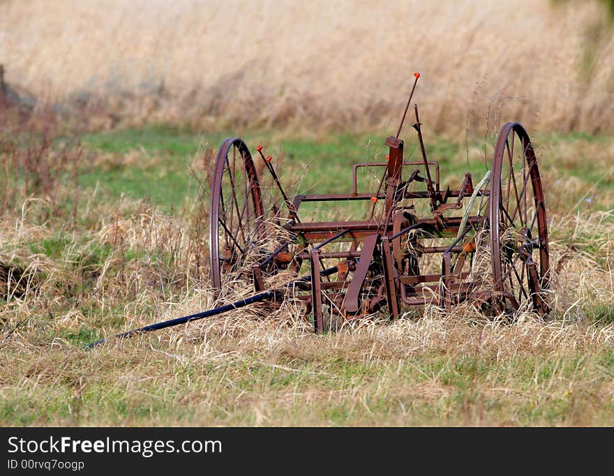 Old harvesting equipment