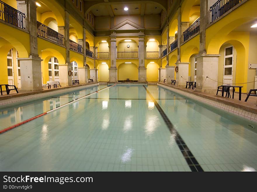 Elegant Public Baths Interior