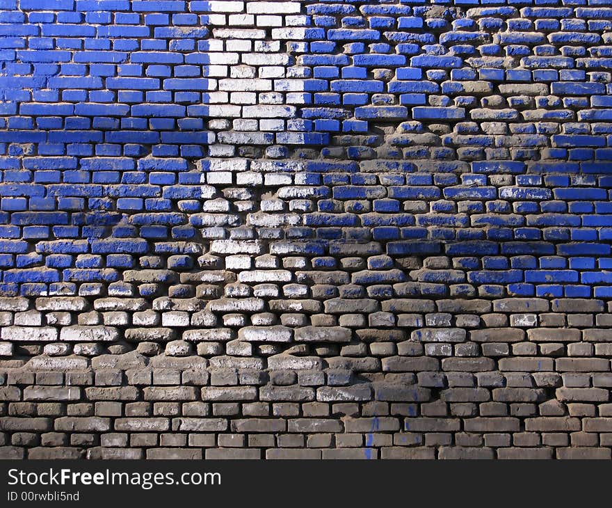 Wall of brick