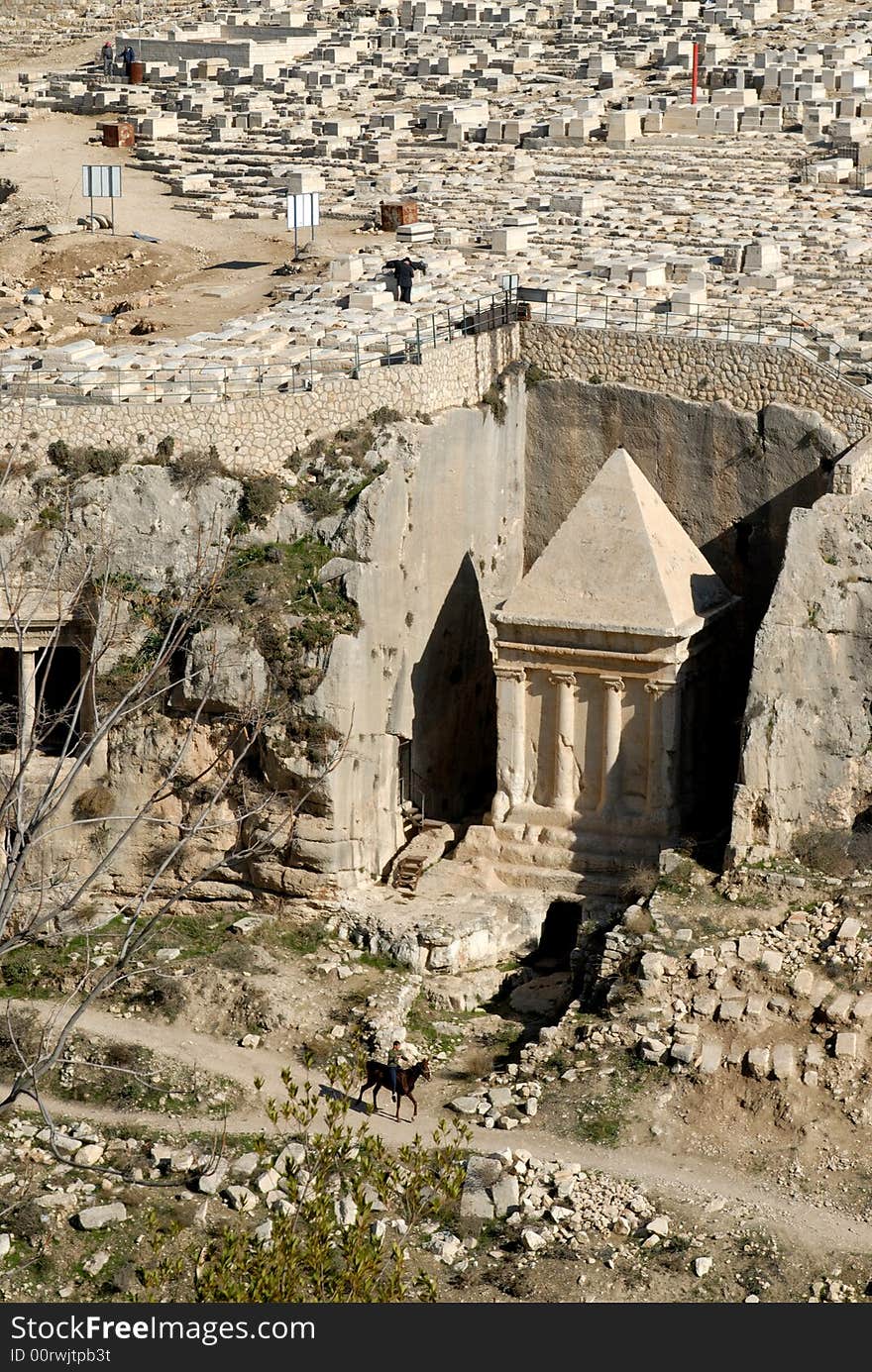 Avessalom tomb near the Jewish cemetery