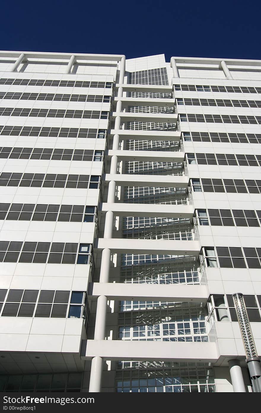 Modern architecture of City Hall of The Hague